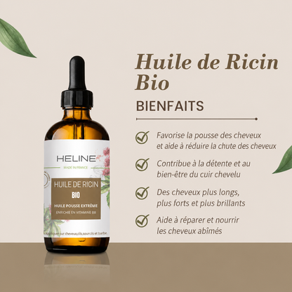 La meilleure huile de ricin bio