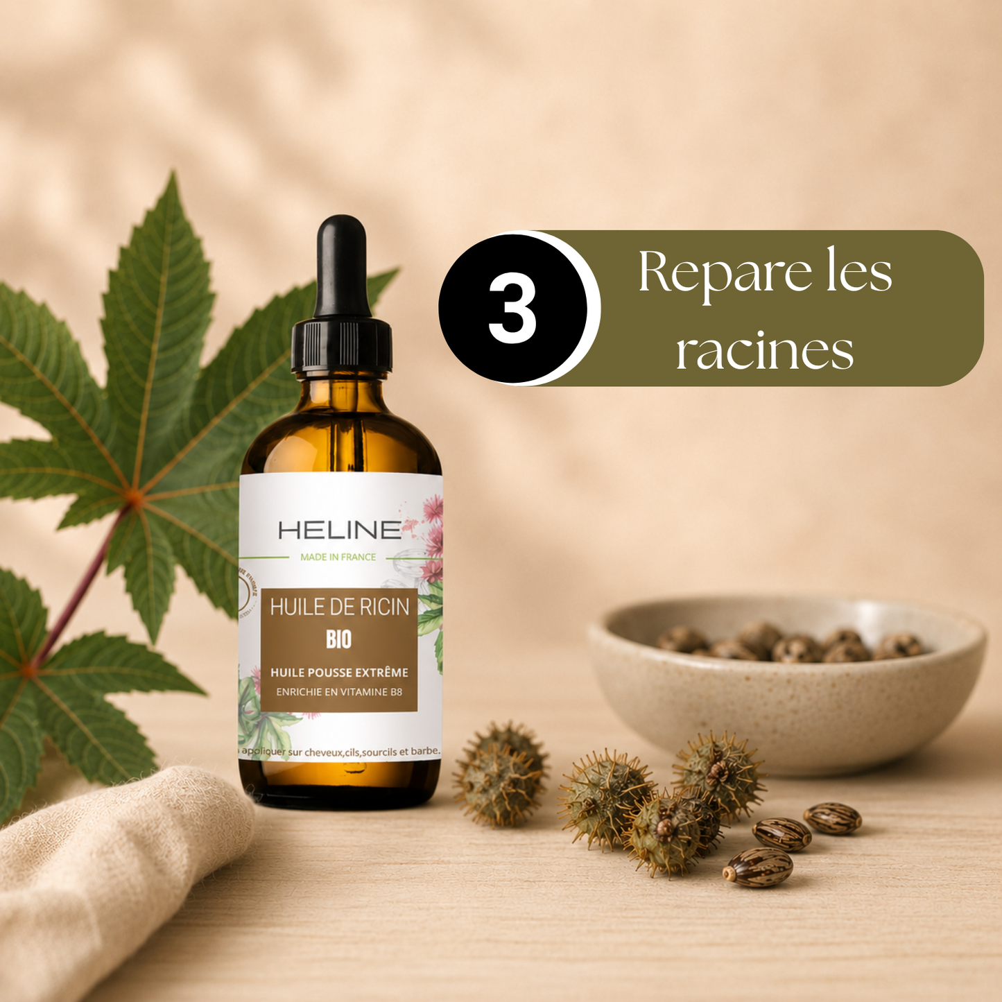 La meilleure huile de ricin bio